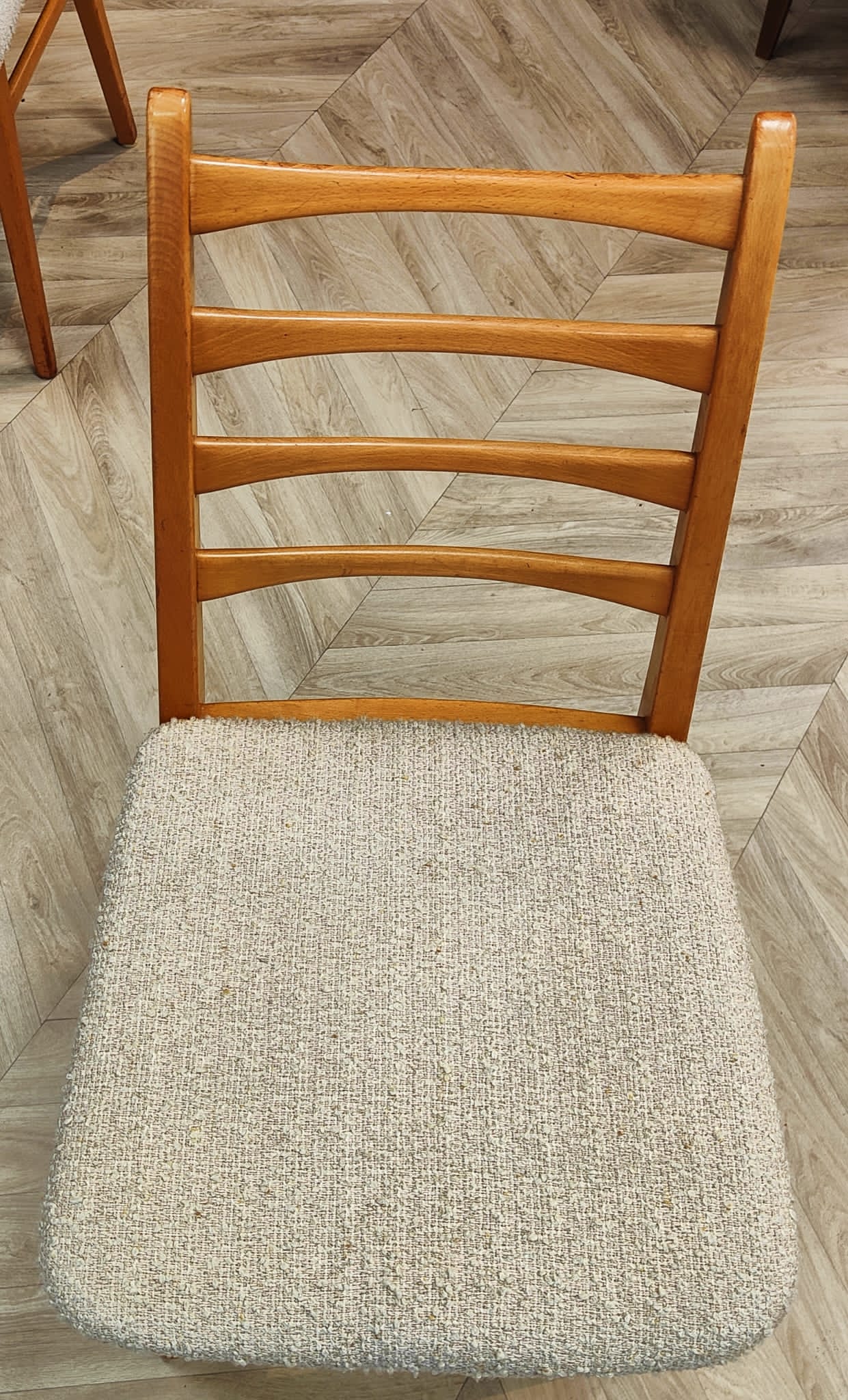 Set of 8 mid century dining table chairs vintage