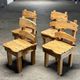 Lot de 4 chaises de montagne, 1970