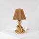 Audoux & Minet - Lampe de table en corde vers 1950