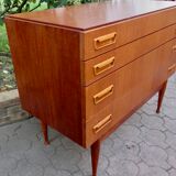 Commode en teck de Peter Moos Danemark 1955