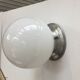 Opaline ball wall light