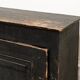 Antique primitive black wood furniture, beautiful original patina from the late 19th century.