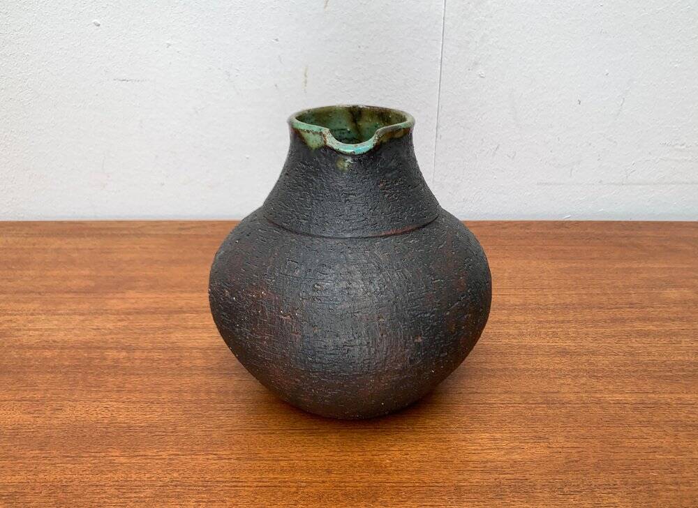 Large Vase Carafe from Brutalist Studio Mid-Century by Gerhard Liebenthron, Germany, 1960s