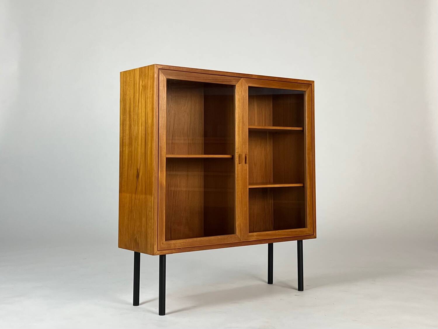 Danish teak display cabinet highboard Kristiansen vintage 60s