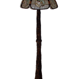 Floor lamp in rattan , 1950s.