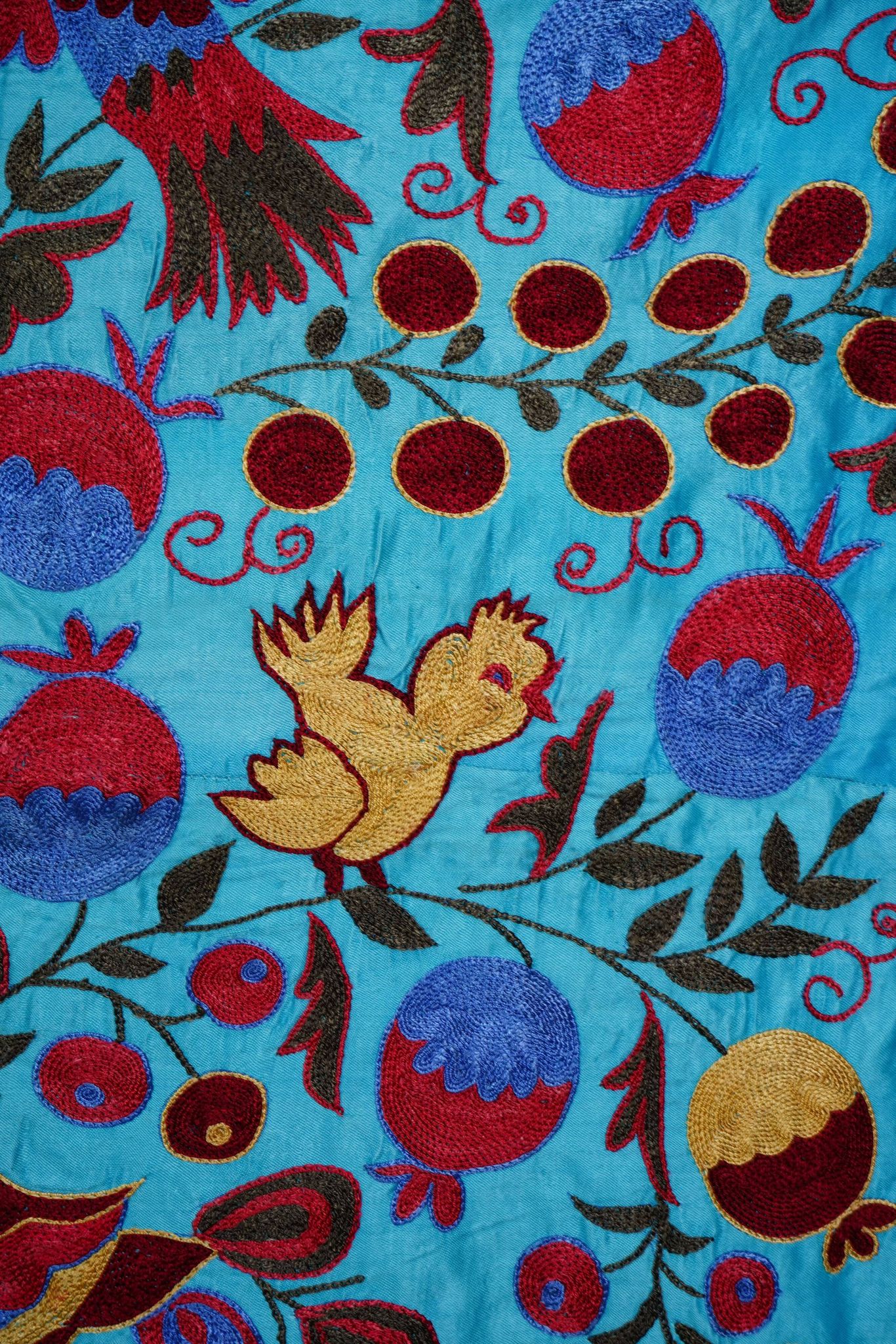 Tapis turc vintage noué à la main