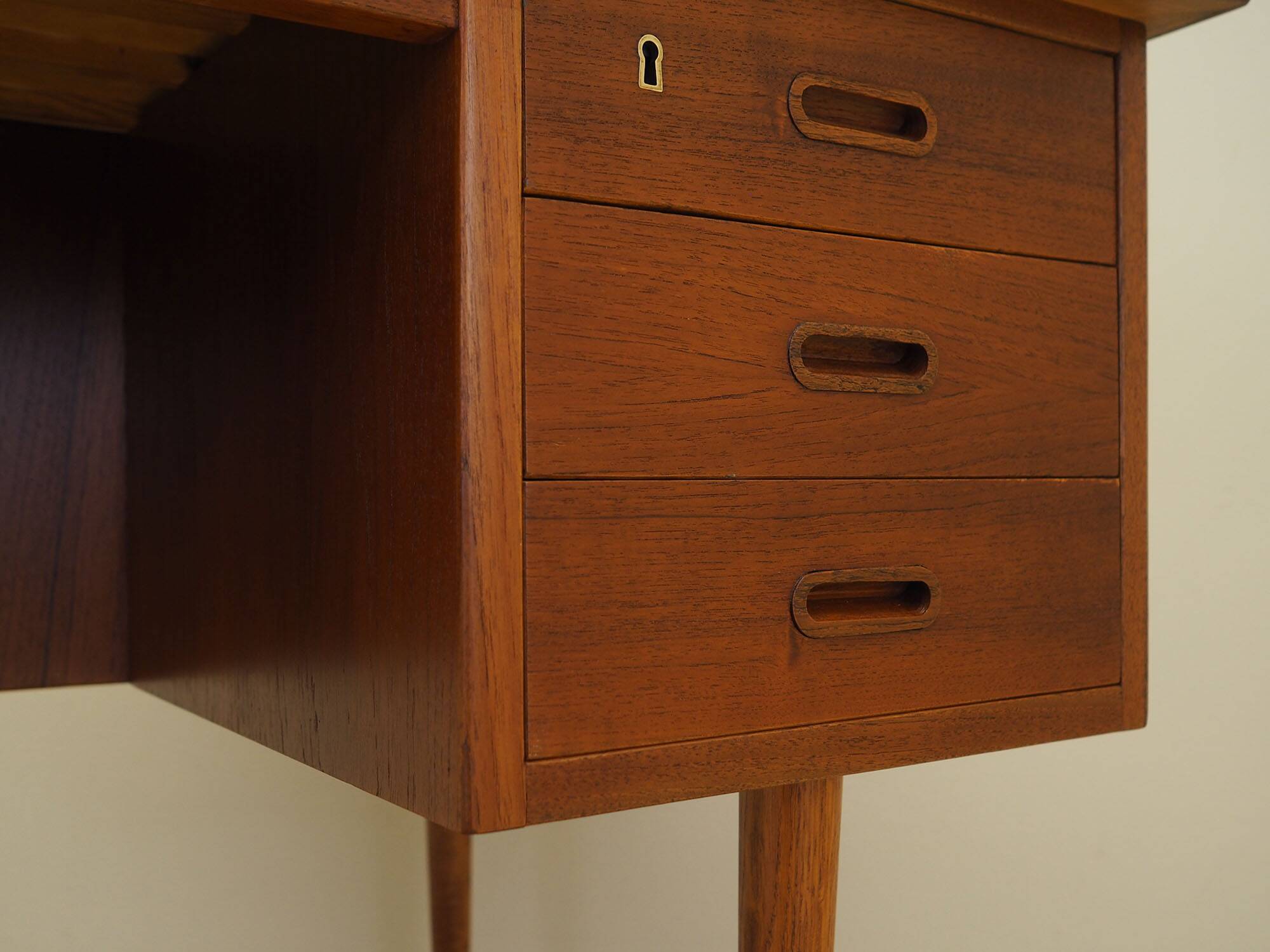 Teak desk, Danish design, 1960s, manufactured in Denmark