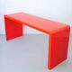 Bureau en fibre de verre orange Années 60