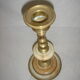 Candlestick in brass and marble from 1970