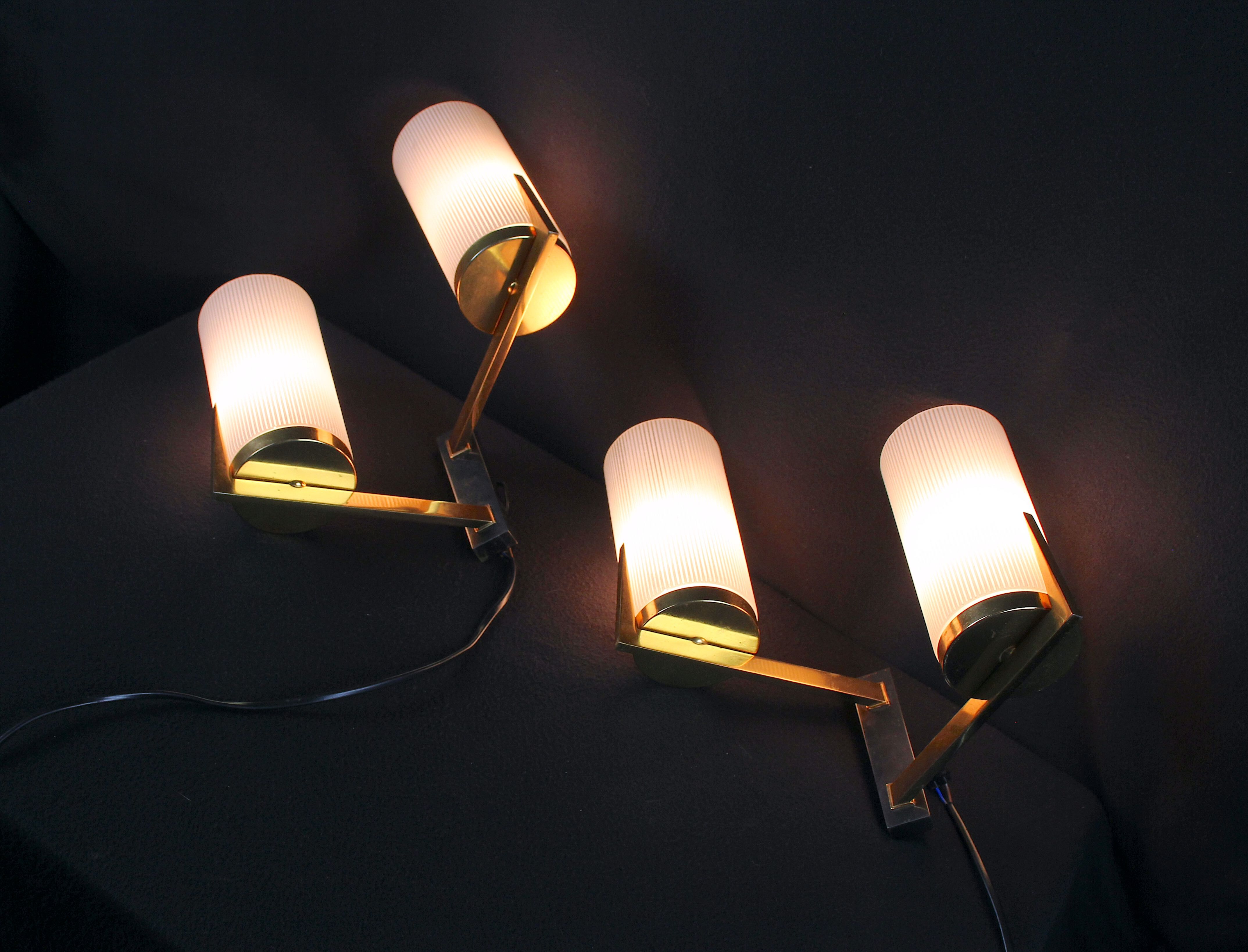 Paire d'appliques, Italie, 1950's