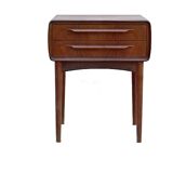 Danish bedside table by Johannes Andersen vintage 1950 Scandinavian teak