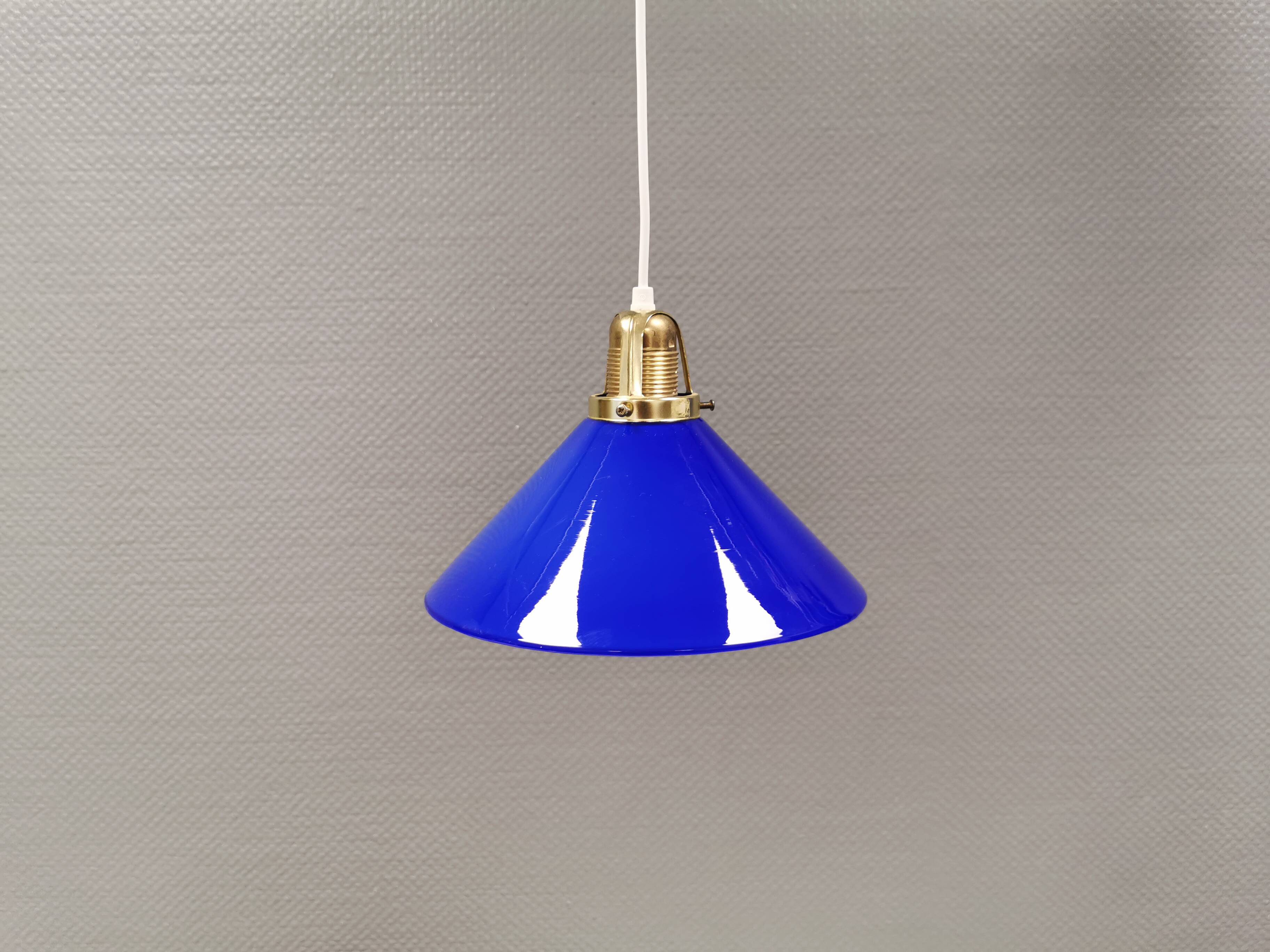 Suspension en verre, Danemark années 80.