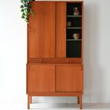 Scandinavian Teak Cabinet with Sliding Doors – Bodafors