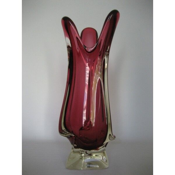 Vintage Val St. Lambert glass vase