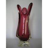 Vintage Val St. Lambert glass vase