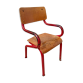 Chaise enfant écolier vintage