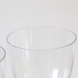 Set of 3 wine glasses, crystal