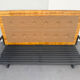 DS 80 daybed, patchwork sofa with armrests in cognac leather by De Sede, Switzerland, 1980s