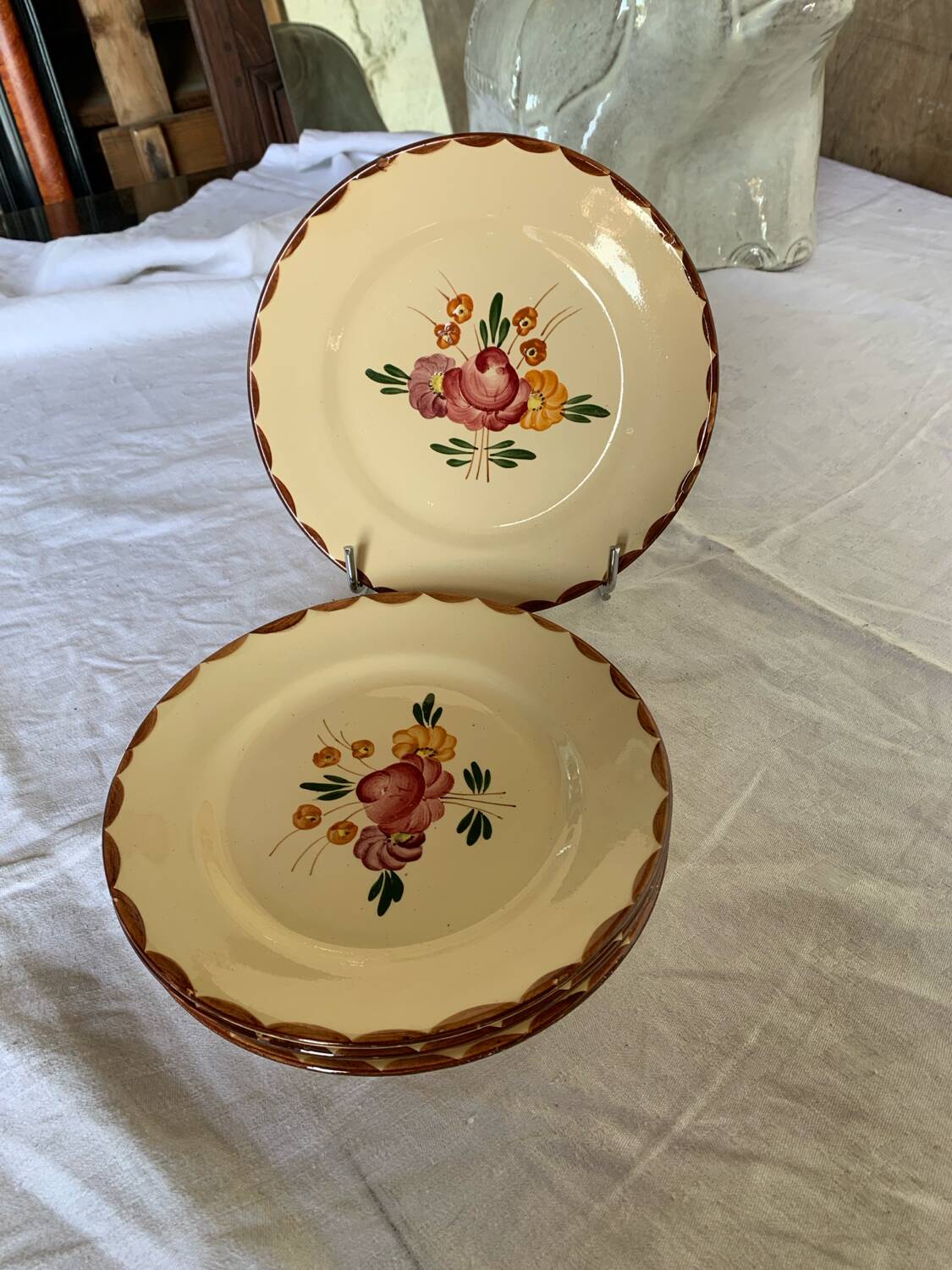 Set de 5 assiettes Longchamp – Modèle Agen