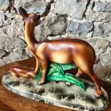 1950s ceramic animal figurines of deer