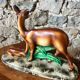 1950s ceramic animal figurines of deer