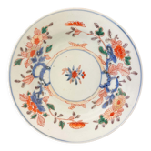 Assiette en porcelaine de Chine Imari du 19ème siècle