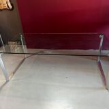 Glass coffee table