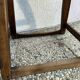 Industrial wooden stool