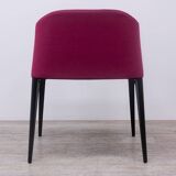 Laja chair from Pedrali in Magenta fabric