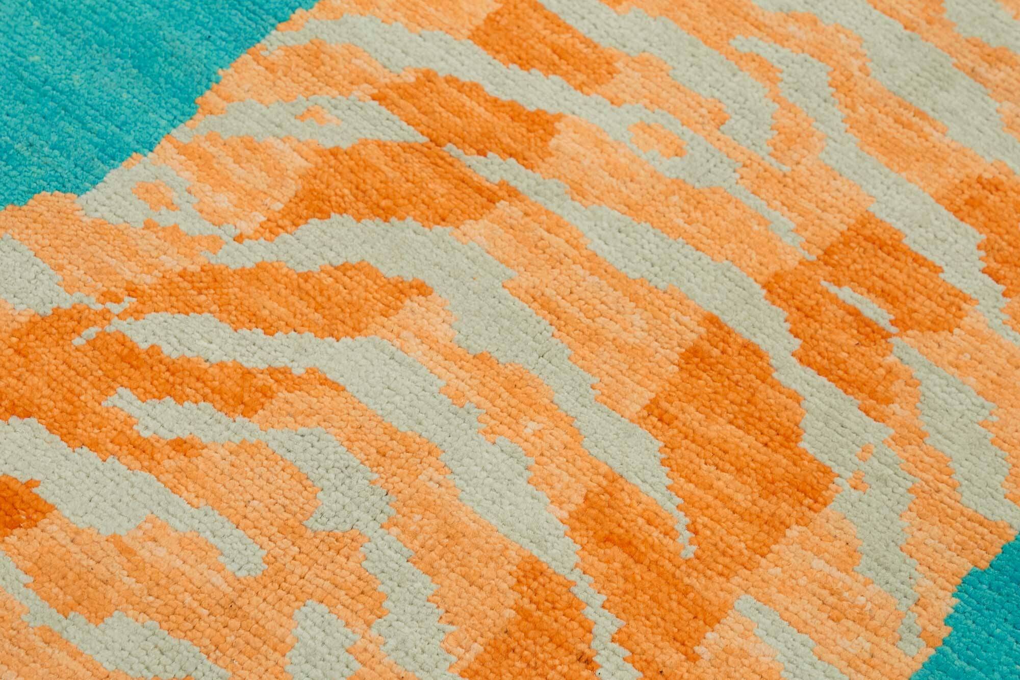Turkish Handknotted Wool Tiger Rug  123 cm x 184 cm