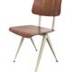 Lot of 4 vintage school chairs Galvanitas S16 Netherlands