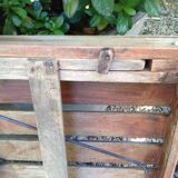 Wooden folding table