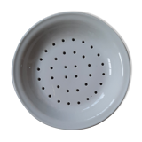 Flat drainer in faience Apilco