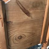 Vintage pine chest bench