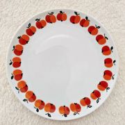 Set of 4 Vintage Dessert Plates D: 16 cm 1970s