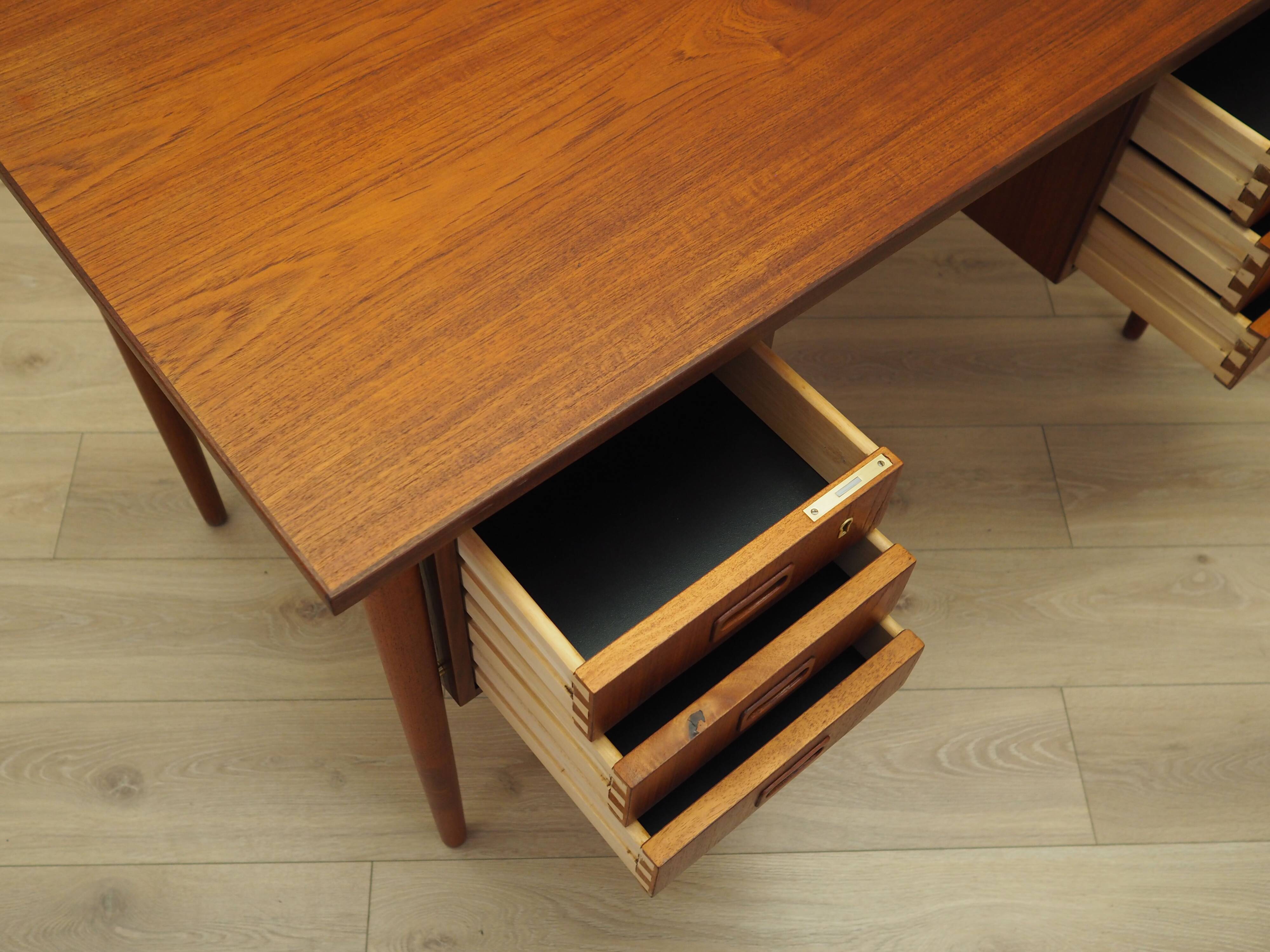 Teak desk, Danish design, 1970s, production: Denmark