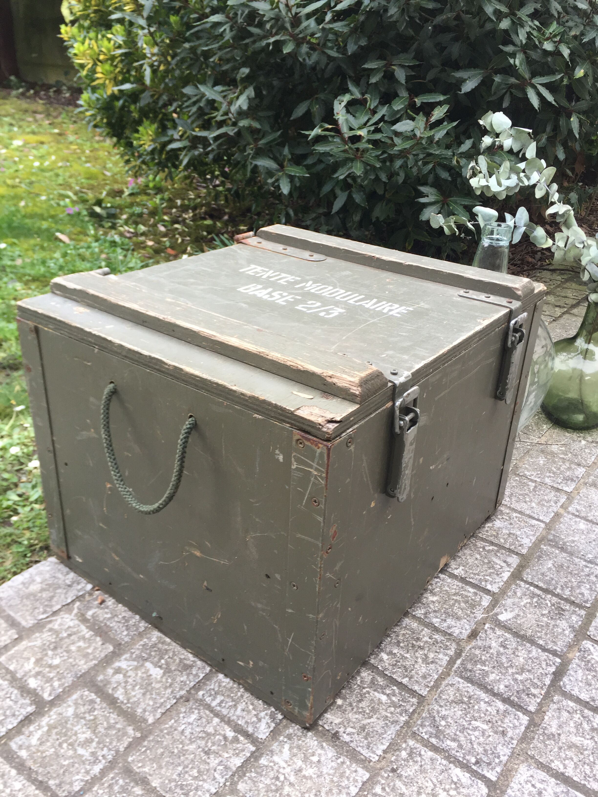 Old trunk or military chest