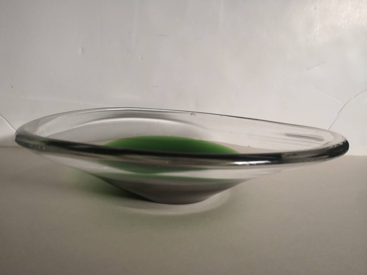 Set of 2 empty pocket glass cups air afrique vintage