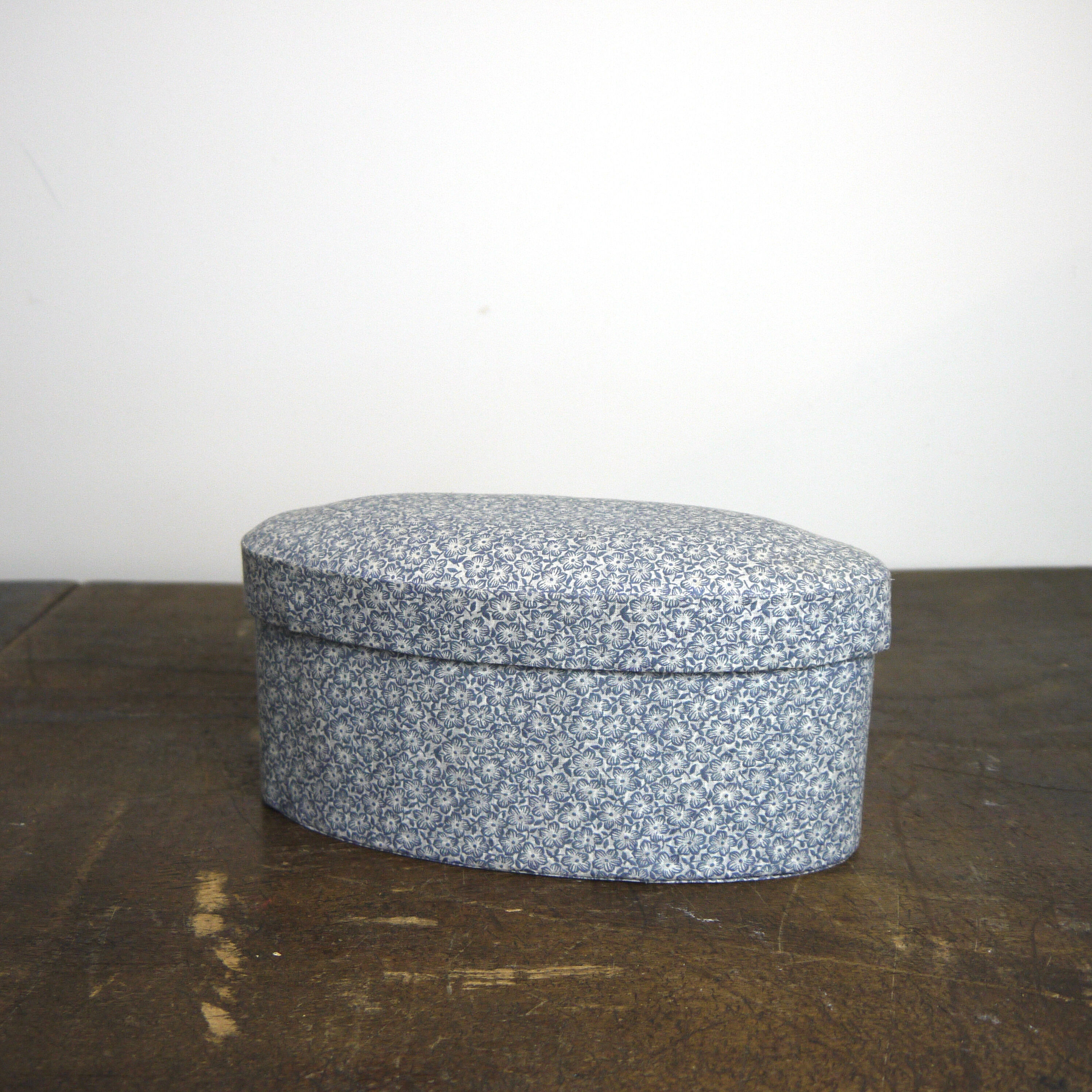 Blue cloth box