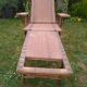 Vintage rattan long chair