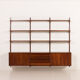 Poul Cadovius 3 bay rosewood wall unit for Cado, 1960s