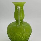 Vase verre vintage Opalina Fiorantina