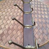 Wall coat rack with 5 hooks