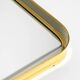 Beautiful original Mid Century Modern "Zier-Form" wall mirror with heavy br