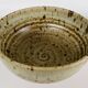 Pyrite stone bowl signed by Gustave Tiffoche – vintage French ceramics from the 70s.