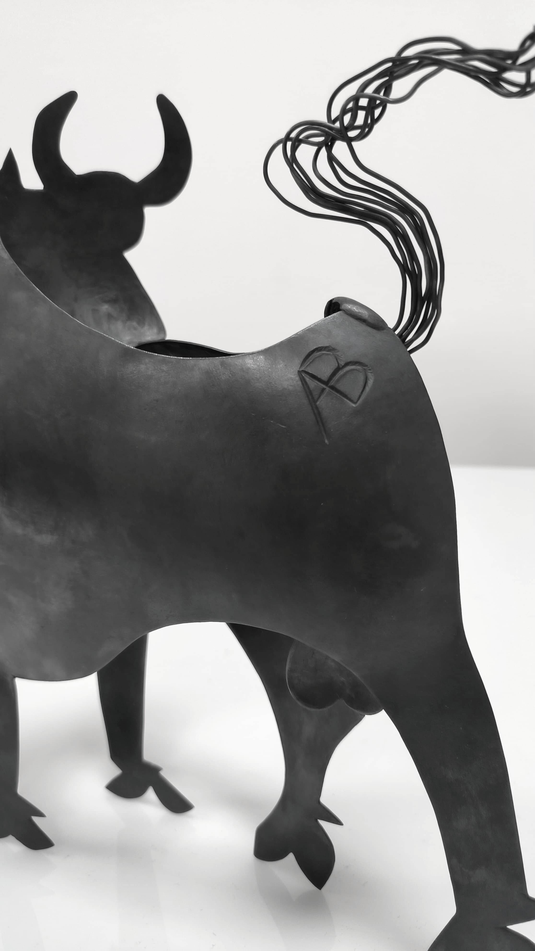 Sculptural Group "After Picasso" in Metal, Guernica Tribute, Late 20th Cent