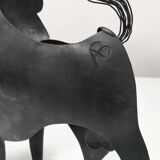 Groupe sculptural « D'après Picasso » en métal, hommage à Guernica, fin du XXe siècle