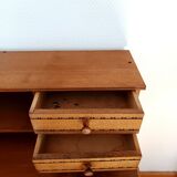 Bureau à gradins art déco chêne clair