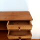 Art Deco tiered desk in light oak