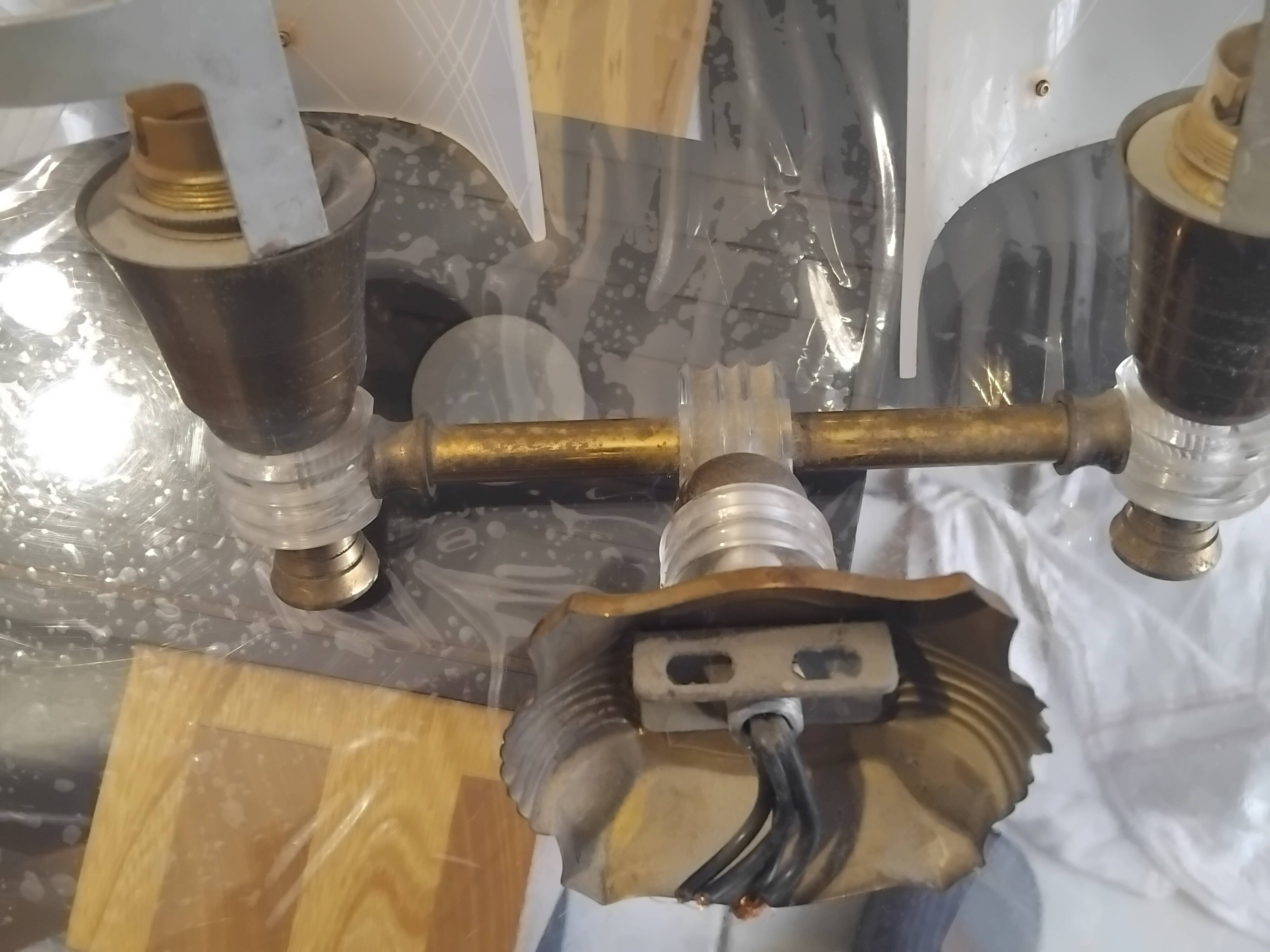 Pair of vintage wall lights